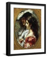 Lovers' Silence-Tranquillo Cremona-Framed Giclee Print