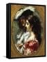 Lovers' Silence-Tranquillo Cremona-Framed Stretched Canvas