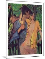 Lovers-Otto Mueller-Mounted Print