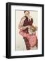 Lovers-Egon Schiele-Framed Art Print