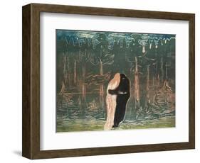 Lovers-Edvard Munch-Framed Giclee Print