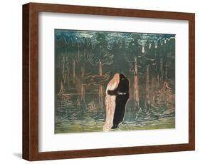 Lovers-Edvard Munch-Framed Giclee Print