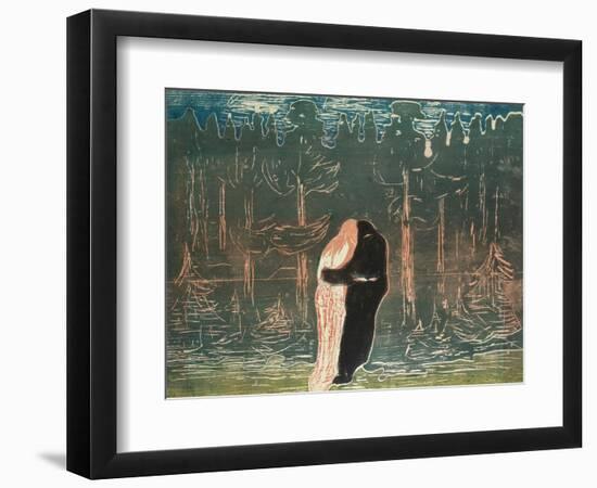 Lovers-Edvard Munch-Framed Giclee Print