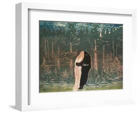 Lovers-Edvard Munch-Framed Giclee Print