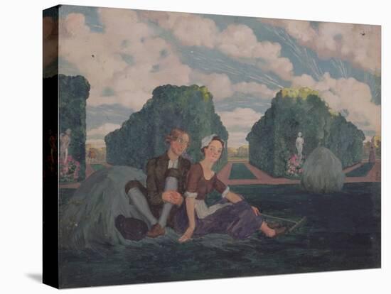 Lovers-Konstantin Andreyevich Somov-Stretched Canvas