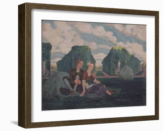 Lovers-Konstantin Andreyevich Somov-Framed Giclee Print