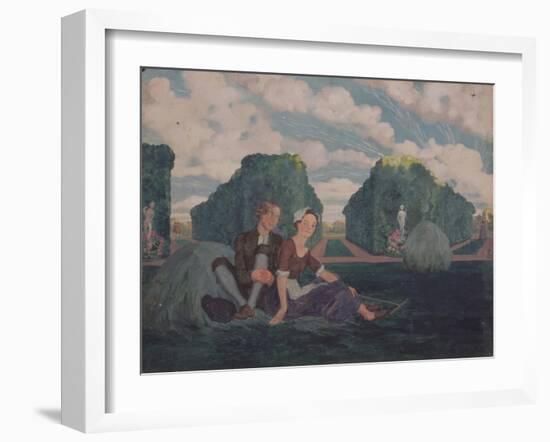 Lovers-Konstantin Andreyevich Somov-Framed Giclee Print