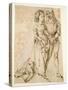 Lovers-Albrecht Dürer-Stretched Canvas
