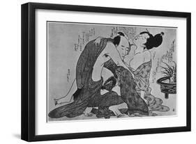 Lovers-Kitagawa Utamaro-Framed Giclee Print