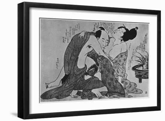 Lovers-Kitagawa Utamaro-Framed Giclee Print