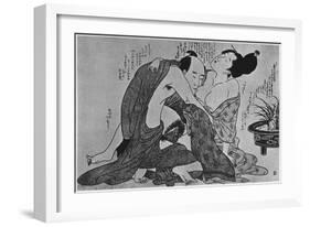 Lovers-Kitagawa Utamaro-Framed Giclee Print