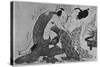 Lovers-Kitagawa Utamaro-Stretched Canvas