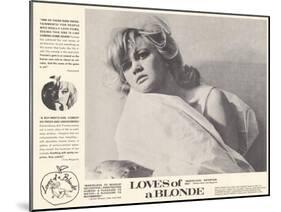 Loves of Blonde, 1967-null-Mounted Art Print
