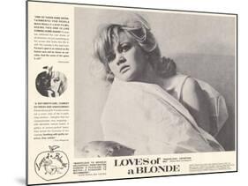 Loves of Blonde, 1967-null-Mounted Art Print