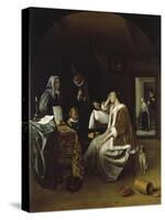 Lovesick Woman-Jan Steen-Stretched Canvas
