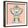 Loving Bot-Marcus Prime-Framed Art Print