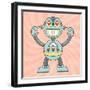 Loving Bot-Marcus Prime-Framed Art Print