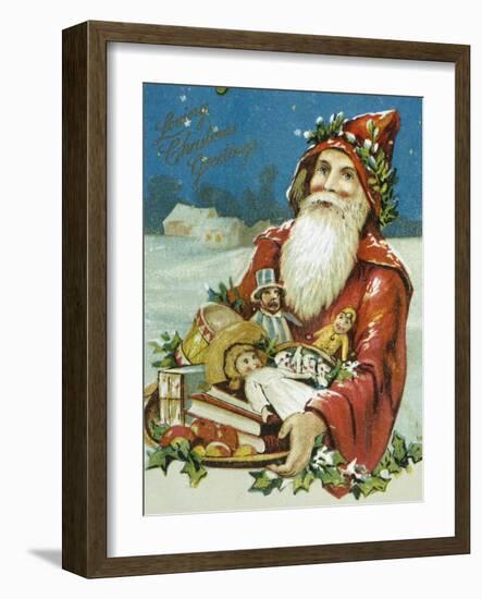 Loving Christmas Greetings-null-Framed Giclee Print