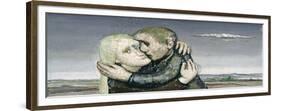 Loving Couple in Landscape, 1980-Evelyn Williams-Framed Giclee Print