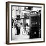 Loving Couple Kissing and Red Telephone Booth - London - UK - England - United Kingdom - Europe-Philippe Hugonnard-Framed Photographic Print