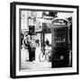 Loving Couple Kissing and Red Telephone Booth - London - UK - England - United Kingdom - Europe-Philippe Hugonnard-Framed Photographic Print