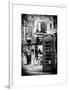 Loving Couple Kissing and Red Telephone Booth - London - UK - England - United Kingdom - Europe-Philippe Hugonnard-Framed Art Print