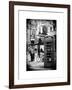 Loving Couple Kissing and Red Telephone Booth - London - UK - England - United Kingdom - Europe-Philippe Hugonnard-Framed Art Print