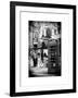 Loving Couple Kissing and Red Telephone Booth - London - UK - England - United Kingdom - Europe-Philippe Hugonnard-Framed Art Print