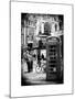 Loving Couple Kissing and Red Telephone Booth - London - UK - England - United Kingdom - Europe-Philippe Hugonnard-Mounted Art Print