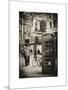 Loving Couple Kissing and Red Telephone Booth - London - UK - England - United Kingdom - Europe-Philippe Hugonnard-Mounted Art Print