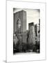 Loving Couple Looking Skyscrapers Central Park Snowy Winter-Philippe Hugonnard-Mounted Art Print