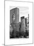 Loving Couple Looking Skyscrapers Central Park Snowy Winter-Philippe Hugonnard-Mounted Art Print