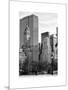Loving Couple Looking Skyscrapers Central Park Snowy Winter-Philippe Hugonnard-Mounted Art Print