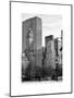 Loving Couple Looking Skyscrapers Central Park Snowy Winter-Philippe Hugonnard-Mounted Art Print