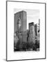 Loving Couple Looking Skyscrapers Central Park Snowy Winter-Philippe Hugonnard-Mounted Art Print