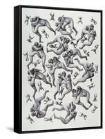 Loving Couples, 1987-Evelyn Williams-Framed Stretched Canvas