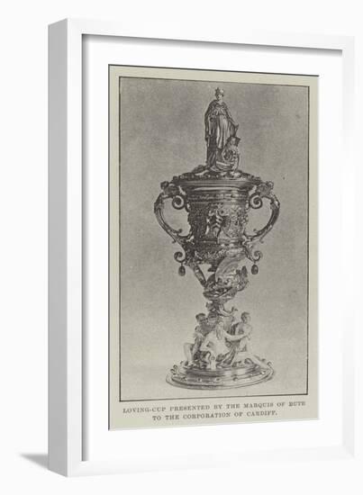 Loving-Cup Presented by the Marquis of Bute to the Corporation of Cardiff-null-Framed Giclee Print