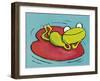 Loving Frog-Dieterle-Framed Art Print