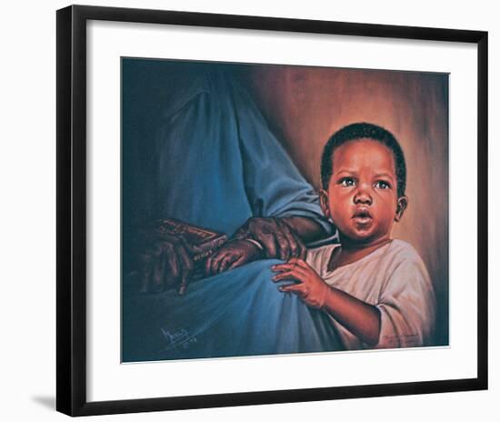 Loving Hold-Ginger Oliphant-Framed Art Print