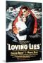 Loving Lies - 1924-null-Mounted Giclee Print