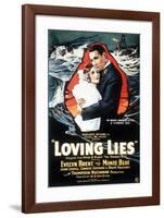 Loving Lies - 1924-null-Framed Giclee Print