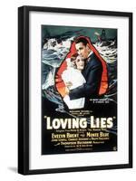 Loving Lies - 1924-null-Framed Giclee Print