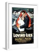 Loving Lies - 1924-null-Framed Giclee Print