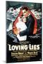 Loving Lies - 1924-null-Mounted Giclee Print