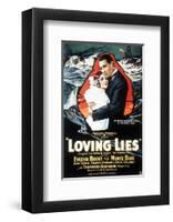 Loving Lies - 1924-null-Framed Giclee Print