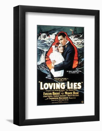 Loving Lies - 1924-null-Framed Giclee Print