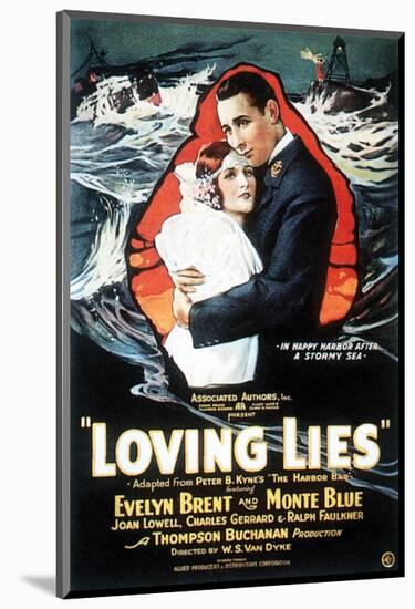 Loving Lies - 1924-null-Mounted Giclee Print