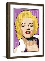 Loving Marilyn I-Cristian Mielu-Framed Art Print