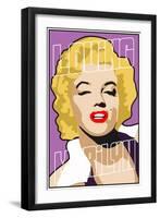 Loving Marilyn I-Cristian Mielu-Framed Art Print