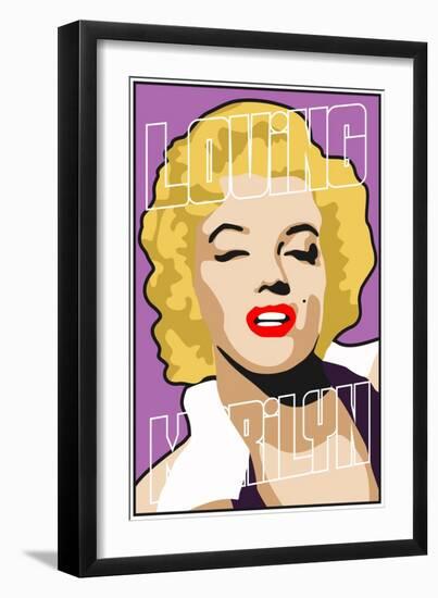 Loving Marilyn I-Cristian Mielu-Framed Art Print